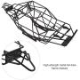 Dilwe RC Car Roll Cage, Metal Black Chassis Frame Roll Cage 1/10 Replacement Part Available for Axial Wraith RR10 90053 90048 RC Car