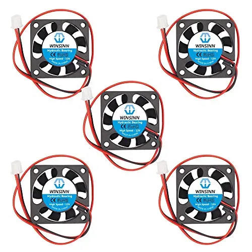 WINSINN 40mm Fan 12V Hydraulic Bearing Brushless 4010 40x10mm - High Speed (Pack of 5Pcs)