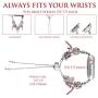 Wearlizer Handmade Compatible with Apple Watch Band 38mm 40mm Womens for iWatch SE Wristband Christmas Replacement Unique Metal Bracelet with Adjustable Chain Strap for Series 6 5 4 3 2 1 Edition