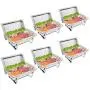 ROVSUN 8 Qt 6 Pack Full Size Stainless Steel Chafing Dishes Buffet Silver Rectangular Catering Chafer Warmer Set with Trays Pan Lid Folding Frame for Kitchen Party Banquet Dining ROVSUN 8 Qt 6 Pack Full Size Stainless Steel Chafing Dishes Buffet Silver Rectangular Catering Chafer Warmer Set with Trays Pan Lid Folding Frame for Kitchen Party Banquet Dining