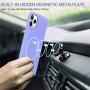 ESTPEAK Liquid Silicone Magnetic Case Compatible with iPhone X/Xs,[Invisible Built-in Metal Plate] Support Magnetic Car Mount, 360 Protective Cover Compatible with iPhone X/Xs 5.8