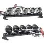 Benedict Harry Metal Roof LED Light Bar 4 LEDs for SCX10 D90 TRX-4 1:10 RC Crawler Truck (4 LEDs)