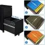 AUTSCA 3 Drawer Mobile Filing Cabinet, Metal Vertical File Cabinet, Fully Assembled Except Casters, Home Office Rolling Lateral Printer Stand for A4/Letter/Legal, Black AUTSCA 3 Drawer Mobile Filing Cabinet, Metal Vertical File Cabinet, Fully Assembled Except Casters, Home Office Rolling Lateral Printer Stand for A4/Letter/Legal, Black