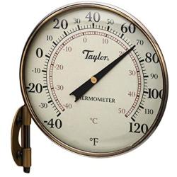 Taylor Precision Products Heritage Metal Dial Thermometer (4.25-Inch)