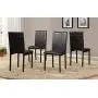 Roundhill Furniture 5 Piece Citico Metal Dinette Set with Laminated Faux Marble Top - Black Roundhill Furniture 5 Piece Citico Metal Dinette Set with Laminated Faux Marble Top - Black