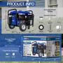 DuroMax XP5500E Gas Powered Portable Generator - 5500 Watt - Electric Start - Camping & RV Ready, 50 State Approved