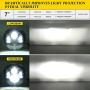 LX-LIGHT 7 Round Black Cree LED Headlight High Low Beam Compatible with Jeep Wrangler JK TJ LJ CJ Hummber H1 H2 (Pair)
