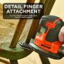 BLACK+DECKER Mouse Detail Sander, Compact Detail (BDEMS600)