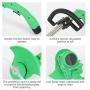 MOCOHANA 21V Cordless Grass Trimmer with Steel Blades Mini Mower Weed Wacker Battery & Charger Included