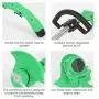 MOCOHANA 21V Cordless Grass Trimmer with Steel Blades Mini Mower Weed Wacker Battery & Charger Included