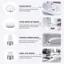 Tilswall Electric Spin Scrubber, Cordless Grout Shower 360 Power Bathroom Cleaner with 4 Replaceable Rotating Brush Heads, Tool-Free Adjustable Extension Handle for Tile, Floor, Bathtub Tilswall Electric Spin Scrubber, Cordless Grout Shower 360 Power Bathroom Cleaner with 4 Replaceable Rotating Brush Heads, Tool-Free Adjustable Extension Handle for Tile, Floor, Bathtub