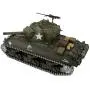 Modified TK6.0 Edition 1/16 2.4ghz Remote Control US M4A3 Sherman Tank Model(360-Degree Rotating Turret)(Steel Gear Gearbox)(3800mah Battery)(Metal Tracks &Sprocket Wheel & Idle Wheel)