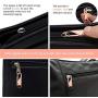 6pcs Zipper Pulls Universal Metal Handle Repair Parts Replacement, for Jacket,Coat,Luggage,Backpack,Handbag(Rose Gold)