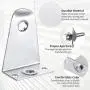 2 Inch Metal Hold Down Brackets and Pins, Blind Brackets Blind Holder Replacements for Horizontal Blinds Shades Windows Doors (8) 2 Inch Metal Hold Down Brackets and Pins, Blind Brackets Blind Holder Replacements for Horizontal Blinds Shades Windows Doors (8)