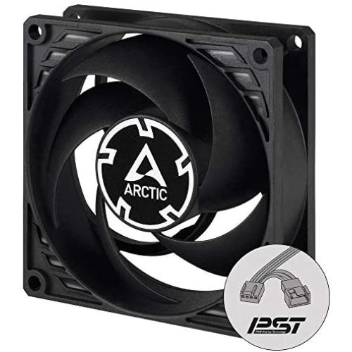 ARCTIC P8 PWM PST CO - 80 mm Case Fan, PWM Sharing Technology (PST), Pressure-optimised, Dual Ball Bearing for Continuous Operation, Computer, 200-3000 RPM