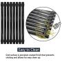 Hongso PCA343 Porcelain Steel Cooking Grid Replacement for Select Uniflame Gas Grill Models, Grill Grates for Backyard Grill Models, 16 3/8'' Grill Replacement, Pack of 3