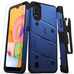 ZIZO Bolt Series Galaxy A01 Case - Blue & Black