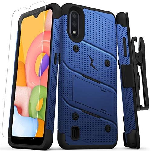 ZIZO Bolt Series Galaxy A01 Case - Blue & Black