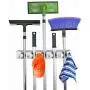 Home- It Mop and Broom Holder, 5 Position with 6 Hooks Garage Storage Holds up to 11 Tools, Storage Solutions for Broom Holders, Garage Storage Systems Broom Organizer for Garage Shelving Ideas Home- It Mop and Broom Holder, 5 Position with 6 Hooks Garage Storage Holds up to 11 Tools, Storage Solutions for Broom Holders, Garage Storage Systems Broom Organizer for Garage Shelving Ideas