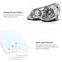 VIPMOTOZ For 2007-2010 Chrysler Sebring Headlights - Metallic Chrome Housing, Driver and Passenger Side