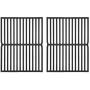 DcYourHome 7522 Cast Iron Grill Grates for Weber Genesis Silver A Spirit 210 Spirit e210 Spirit 500 Parts, 15 Inch Cooking Grates for Charbroil 463353505 463360306