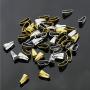 SenseYo 200 PCS DIY Metal Pinch Clip Clasp, Necklace Clasps Pendant Charms Clasps (Gold,Silver