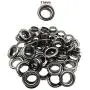 Trimming Shop Gunmetal 11mm Brass Eyelets Grommets with Washers Rust Proof for Pool Covers, Tarpaulin, Vinyl Banners, Yoga Mat, Art and Craft, DIY Projects, 100pcs Trimming Shop Gunmetal 11mm Brass Eyelets Grommets with Washers Rust Proof for Pool Covers, Tarpaulin, Vinyl Banners, Yoga Mat, Art and Craft, DIY Projects, 100pcs