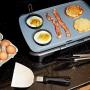 Jordigamo Professional Stainless Steel Griddle Accessories Cooking Kit - Grill Spatula Tongs Egg Ring Scraper Carrying Bag - Camping Tailgating Outdoor BBQ Grilling Hibachi Flat Top Metal Tool Set