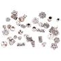 Incredible art 300-Piece Bali Style Jewelry Making Metal Bead Caps Deluxe New Mix, Silver Incredible art 300-Piece Bali Style Jewelry Making Metal Bead Caps Deluxe New Mix, Silver