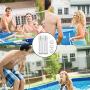 changsha 20 PCS Plastic Pool Joint Pins & 20 PCS Rubber Seals for Intex-Swimming Pool Replacement Parts Suit for 13-24 Metal Frame Pools and Intex Rectangular Metal Frame Pools(2.36'')