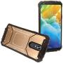 Z-GEN - for LG Stylo 5 (2019), Stylo 5X, Stylo5+ Plus, LM-Q720, LM-L722DL - Aluminum Metal Hybrid Phone Case + Tempered Glass Screen Protector - ZY1 Gold