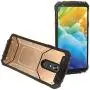 Z-GEN - for LG Stylo 5 (2019), Stylo 5X, Stylo5+ Plus, LM-Q720, LM-L722DL - Aluminum Metal Hybrid Phone Case + Tempered Glass Screen Protector - ZY1 Gold