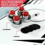 ESPN Sports Air Hockey Game Table: Indoor Arcade Gaming Set with Electronic Score System and Sound Effects - Available in Multiple Styles ESPN Sports Air Hockey Game Table: Indoor Arcade Gaming Set with Electronic Score System and Sound Effects - Available in Multiple Styles