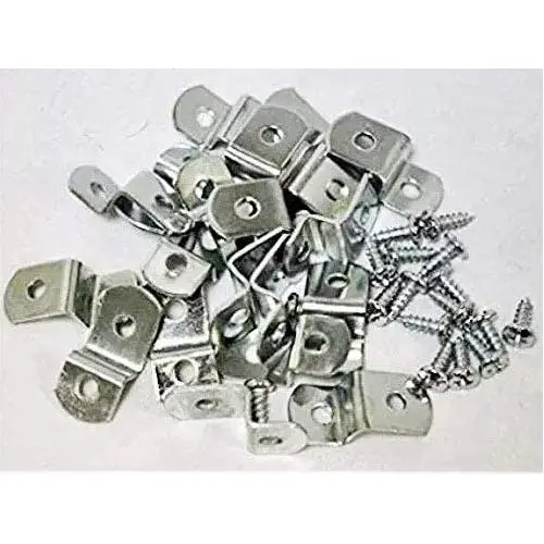 1/4'' Canvas Offset Clips Extra Heavy Duty with Screws 20 Pack 1/4'' Canvas Offset Clips Extra Heavy Duty with Screws 20 Pack