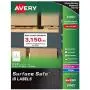 AVERY Surface Safe Durable ID Labels, Removable Adhesive, Water Resistant, 4'' x 6'', 100 Labels (61505), White AVERY Surface Safe Durable ID Labels, Removable Adhesive, Water Resistant, 4'' x 6'', 100 Labels (61505), White
