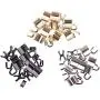 BENECREAT 30 Sets 3 Colors #5 Zipper Stoper and Zipper Bottom Brass Zipper Replacement Parts for Sewing Clothing Crafts (10Sets/Color, 3PCS/Set) BENECREAT 30 Sets 3 Colors #5 Zipper Stoper and Zipper Bottom Brass Zipper Replacement Parts for Sewing Clothing Crafts (10Sets/Color, 3PCS/Set)