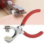 4mm Silent Leather Hole Punch Stitching Hand Pliers Leather Craft Tool Heavy Duty Snap Setter Pliers Tool for Metal Snaps Repairing Boat Covers