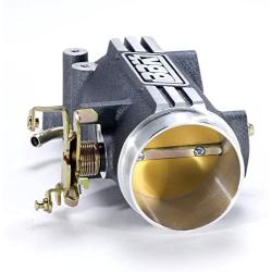 BBK Performance BBK 1780 78mm Throttle Intake - High Flow Power Plus Series for Ford Mustang GT 4.6L 2V - Charcoal Finish