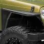 Hooke Road Wrangler TJ Flat Fender Flares Front Steel Armor Wheel Cover Guards Compatible with Jeep Wrangler TJ 1997-2006(2PCS) Hooke Road Wrangler TJ Flat Fender Flares Front Steel Armor Wheel Cover Guards Compatible with Jeep Wrangler TJ 1997-2006(2PCS)