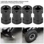 V GEBY RC Hub Adapter, 4pcs 12mm Wheel Hex Hub Wheel Extension Adapter Drive Hub Widener Metal Adaptor for RC Vehicle Parts(20mm Black) V GEBY RC Hub Adapter, 4pcs 12mm Wheel Hex Hub Wheel Extension Adapter Drive Hub Widener Metal Adaptor for RC Vehicle Parts(20mm Black)