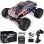 BEZGAR 6 Hobbyist Grade 1:16 Scale Remote Control Truck, 4WD High Speed 42 Km/h All Terrains Electric Toy Off Road RC Monster Vehicle Car Crawler with 2 Rechargeable Batteries for Boys Kids and Adults BEZGAR 6 Hobbyist Grade 1:16 Scale Remote Control Truck, 4WD High Speed 42 Km/h All Terrains Electric Toy Off Road RC Monster Vehicle Car Crawler with 2 Rechargeable Batteries for Boys Kids and Adults