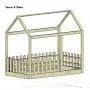 House Bed Frame Toddler Bed PREMIUM WOOD House Bed Frame Toddler Bed PREMIUM WOOD