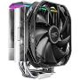 DEEPCOOL AS500 CPU Air Cooler, Universal RAM Height Compatibility, 140mm PWM Fan, A-RGB Top Cover, 5 Heat Pipe Design for Intel Core/AMD Ryzen CPUs
