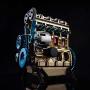 HMANE All Metal Car Inline Four Cylinder Engine Model Mini Assemble Engine Kit Education Toy for Adult