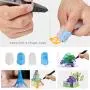 32 Colors 3D Pen PLA Filament Refills, Each Color 10 Feet, Total 320 feet, Pack with 4 Finger Caps by Mika3D 32 Colors 3D Pen PLA Filament Refills, Each Color 10 Feet, Total 320 feet, Pack with 4 Finger Caps by Mika3D