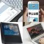 Aluminum Alloy Laptop Camera Cover, Luxury Metal Design Webcam Cover Slide for Computer Mac MacBook Pro iMac Cell Phone iPhone iPad Surface Pro Echo Show/Sport, Super Slim Privacy Slider - Silver