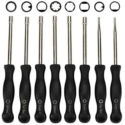 Kizut 8 Pcs Carburetor Adjustment Tool Kit for Common 2 Cycle Carburator Engine STHIL Chainsaw Trimmer Blower Parts Adjusting Tool