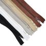 Nylon Zippers for Sewing, 4 Inch 100 PCs Bulk Zipper Supplies in 20 Assorted Colors; by Mandala Crafts