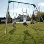 Lifetime Heavy Duty A-Frame Metal Swing Set Lifetime Heavy Duty A-Frame Metal Swing Set