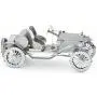 3D Metal Puzzle Models of A Royal Carriage and A Vintage Car - DIY Toy Metal Sheets Assembling Puzzle, 3D Puzzle – Pack of 2